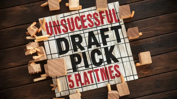 unsuccessful draft pick