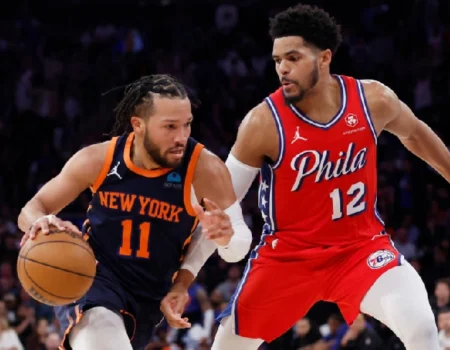 76ers vs knicks match player stats: Brunson and Embiid duel in high-scoring affair