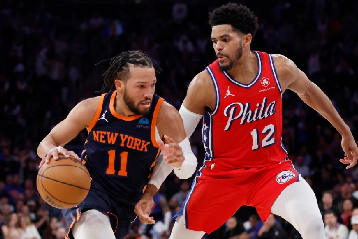 76ers vs knicks match player stats: Brunson and Embiid duel in high-scoring affair