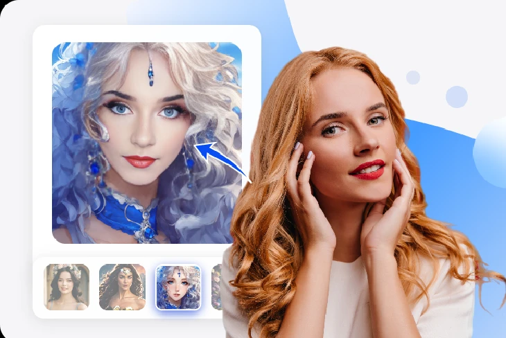 Vidwud AI face swap tool for free video creation and photo editing